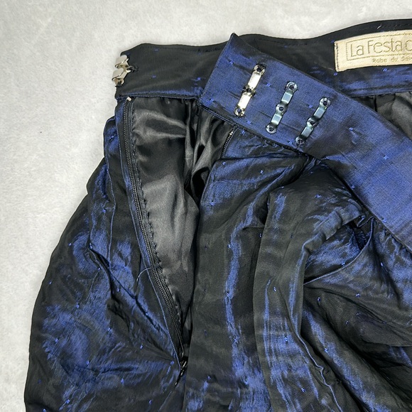 Dark Blue Formal Skirt Medium - Picture 8 of 11